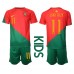 Portugal Joao Felix #11 Babykleding Thuisshirt Kinderen WK 2022 Korte Mouwen (+ korte broeken)